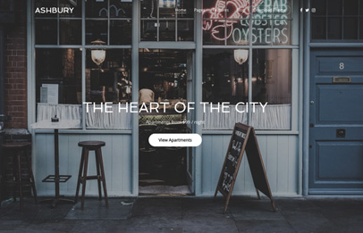 Holiday Home Website Design Template and Hosting
