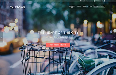 Holiday Home Website Design Template and Hosting